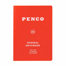 Load image into Gallery viewer, Penco Soft PP Notebook A5 Ruled - Red