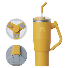 Load image into Gallery viewer, Brave TempGuard Travel Mug Thermal Tumbler Hot & Cold Retention 1200ml/40oz - CVRGRM