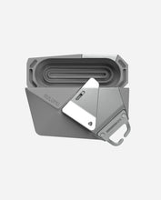 Load image into Gallery viewer, Aulumu A09 Geometric Case for AirPods Pro Series | Lock & Lanyard | Gray - CVRGRM
