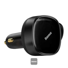 Load image into Gallery viewer, Baseus Enjoyment Retractable 2-in-1 Car Charger C+L 30W - Black