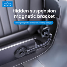 Load image into Gallery viewer, BRAVE Magnetic Car Phone Holder BHL-48 - Foldable | 360° Rotatable | Universal for All Type Phones - Black