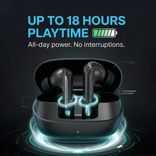Load image into Gallery viewer, BRAVE E-33 Orbit Pro TWS Earbuds Bluetooth 6.0 ANC ENC | Deep Bass Gaming Earphones | 18H Playtime | Touch Control | Sweatproof - Black