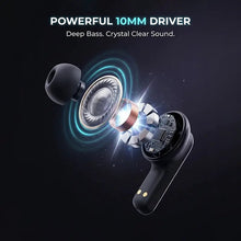 Load image into Gallery viewer, BRAVE E-33 Orbit Pro TWS Earbuds Bluetooth 6.0 ANC ENC | Deep Bass Gaming Earphones | 18H Playtime | Touch Control | Sweatproof - Black