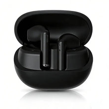 Load image into Gallery viewer, BRAVE E-34 Orbit Wireless Earphones Bluetooth 6.0 | TWS Earbuds with Slide Volume Control | Deep Bass | 18H Playtime & Mic - Black