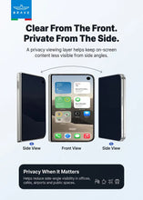 Load image into Gallery viewer, BRAVE Guard iPhone Duo Screen Protector | 9H Tempered Glass | 160° Anti-Spy Filter | HD Clear | Scratch Resistant - Privacy