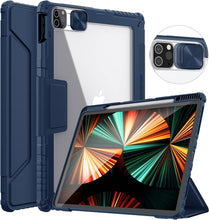 Load image into Gallery viewer, NILLKIN BUMPER LEATHER CASE FOR IPAD 12.9 (2020/2021/2022) - BLUE - CVRGRM