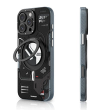 Load image into Gallery viewer, Youngkit Cyberpunk 360° Spin Magnetic Stand Case for iPhone 16 Pro - CVRGRM