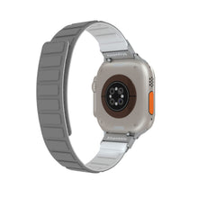 Load image into Gallery viewer, Blupebble Silicone Reversible Magnetic Strap(49/45/44/42mm) - Marmolada - Gray/White - CVRGRM
