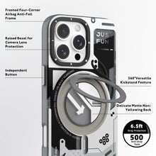 Load image into Gallery viewer, Youngkit Cyberpunk 360° Spin Magnetic Stand Case for iPhone 16 Pro - CVRGRM