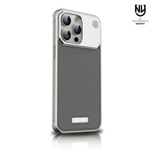 Load image into Gallery viewer, NJOYNY Leather Metal Case for iPhone 16 Pro Max - CVRGRM
