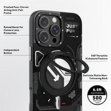 Load image into Gallery viewer, Youngkit Cyberpunk 360° Spin Magnetic Stand Case for iPhone 16 Pro - CVRGRM