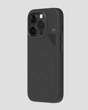 Load image into Gallery viewer, Aulumu A05 Cooling Window MagSafe A05 Vegan Leather Case for iPhone 14 Pro - Black - CVRGRM