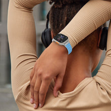 Load image into Gallery viewer, Blupebble Silicone Reversible Magnetic Strap(49/45/44/42mm) - Matherhorn - Blue/White - CVRGRM