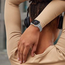 Load image into Gallery viewer, Blupebble Silicone Reversible Magnetic Strap(49/45/44/42mm) - Marmolada - Gray/White - CVRGRM