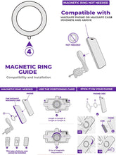 Load image into Gallery viewer, LISEN Car Magnetic Wireless Charging Stand 15W MagSafe - CVRGRM