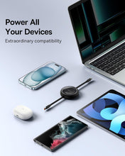 Load image into Gallery viewer, Baseus 100W PD 5A Both-Way Mini Retractable C to C Cable- Black