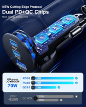 Load image into Gallery viewer, JOYROOM JR - CL26 70W 3 - port USB+USB - C / Type - C Car Charger - CVRGRM