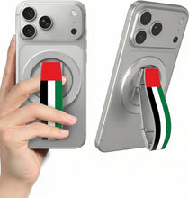 Load image into Gallery viewer, Brave UAE Flag Grip 3 in 1 Magnetic Grip & Kickstand