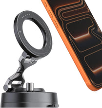 Load image into Gallery viewer, BRAVE Vacuum Suction Magnetic Car Mount Switchable Suction Strong Magnets Foldable Multi-Angle Holder for iPhone & Smartphones