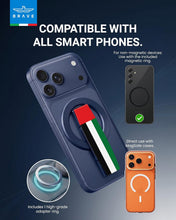 Load image into Gallery viewer, Brave UAE Flag Grip 3 in 1 Magnetic Grip & Kickstand