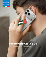 Load image into Gallery viewer, Brave UAE Flag Grip 3 in 1 Magnetic Grip & Kickstand