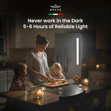 Load image into Gallery viewer, BRAVE LED Rechargeable Emergency Light 48W 6000mAh with Magnetic Detachable Lamp - White