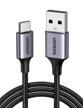 Load image into Gallery viewer, UGREEN USB-A to USB-C Cable Nylon Braided 2M