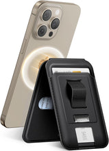 Load image into Gallery viewer, UGREEN Magnetic MagSafe Wallet with Stand and Grip - Black