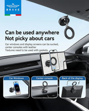 Load image into Gallery viewer, BRAVE Vacuum Suction Magnetic Car Mount Switchable Suction Strong Magnets Foldable Multi-Angle Holder for iPhone & Smartphones