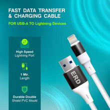 Load image into Gallery viewer, ERD 25W USB-A to Lightning Fast Charging Cable 1M - White