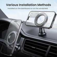 Load image into Gallery viewer, BRAVE BHL-52 MagSafe CarDashboard Phone Holder - 360° Rotatable, Universal Car Mount - Black