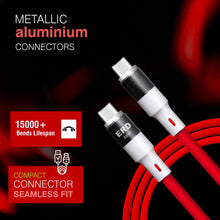 Load image into Gallery viewer, ERD USB - C To USB - C Metal Data Cable - CVRGRM