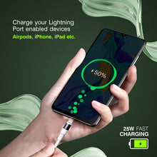 Load image into Gallery viewer, ERD USB - C To Lightning Metal Data Cable - White - CVRGRM