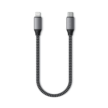 Load image into Gallery viewer, SATECHI USB - C to Lightning Short Cable 25cm - Gray - CVRGRM