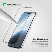 Load image into Gallery viewer, Amazingthing 3D fully cover for iPhone (15 Pro/ 2023) w/ Dust Filter - Clear - CVRGRM