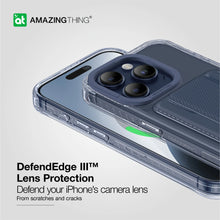 Load image into Gallery viewer, AT Titan Pro Mag Wallet Case for iPhone 15 Pro - Grey - CVRGRM