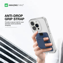 Load image into Gallery viewer, AT Titan Pro Mag Wallet Case for iPhone 15 Pro - Grey - CVRGRM