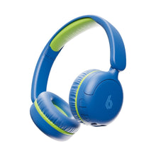 Load image into Gallery viewer, BLUPEBBLE KIDS PULSE AUDIO KD80 WIRELESS HEADPHONE - BLUE - CVRGRM