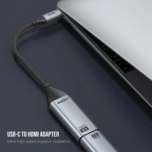 Load image into Gallery viewer, Blupebble USB TYPE C TO display port Adapter (0.2 meter) - Gray - CVRGRM