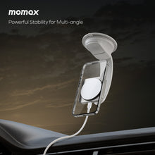 Load image into Gallery viewer, Momax Q2 Mag Mount Qi2 15W Magnetic Wireless Charging Car Mount - Titanium - CVRGRM
