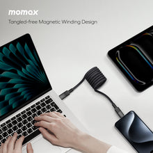 Load image into Gallery viewer, Momax Mag Link 60W USB-C To USB-C Magnetic Cable 1M - Black