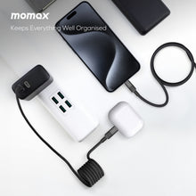 Load image into Gallery viewer, Momax Mag Link 60W USB-C To USB-C Magnetic Cable 1M - Black