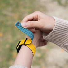 Load image into Gallery viewer, Uniq Revix Evo Reversible Magnetic Silicone Strap ( 49/45/44/42mm) - Green/Burnt Yellow - CVRGRM