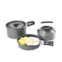 Load image into Gallery viewer, Green Lion 7 IN 1 Camping Cookware - Black