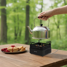 Load image into Gallery viewer, Green Lion Campfire Camping Stove - Black