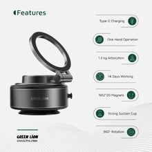 Load image into Gallery viewer, Green Lion GX - 29 Auto Suction Phone Holder - Matte Black - CVRGRM