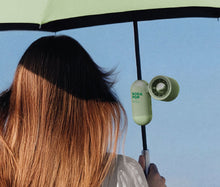 Load image into Gallery viewer, Momax 1° Go Clamp Compact Foldable Umbrella Clip Mini Fan
