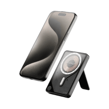 Load image into Gallery viewer, Momax 1 - Power X Pro 5000mAh Magnetic Wireless Power Bank With Stand And Built - In USB - C Cable - CVRGRM