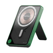 Load image into Gallery viewer, Momax 1 - Power X Pro 5000mAh Magnetic Wireless Power Bank With Stand And Built - In USB - C Cable - CVRGRM