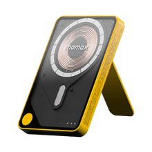 Load image into Gallery viewer, Momax 1 - Power X Pro 5000mAh Magnetic Wireless Power Bank With Stand And Built - In USB - C Cable - CVRGRM